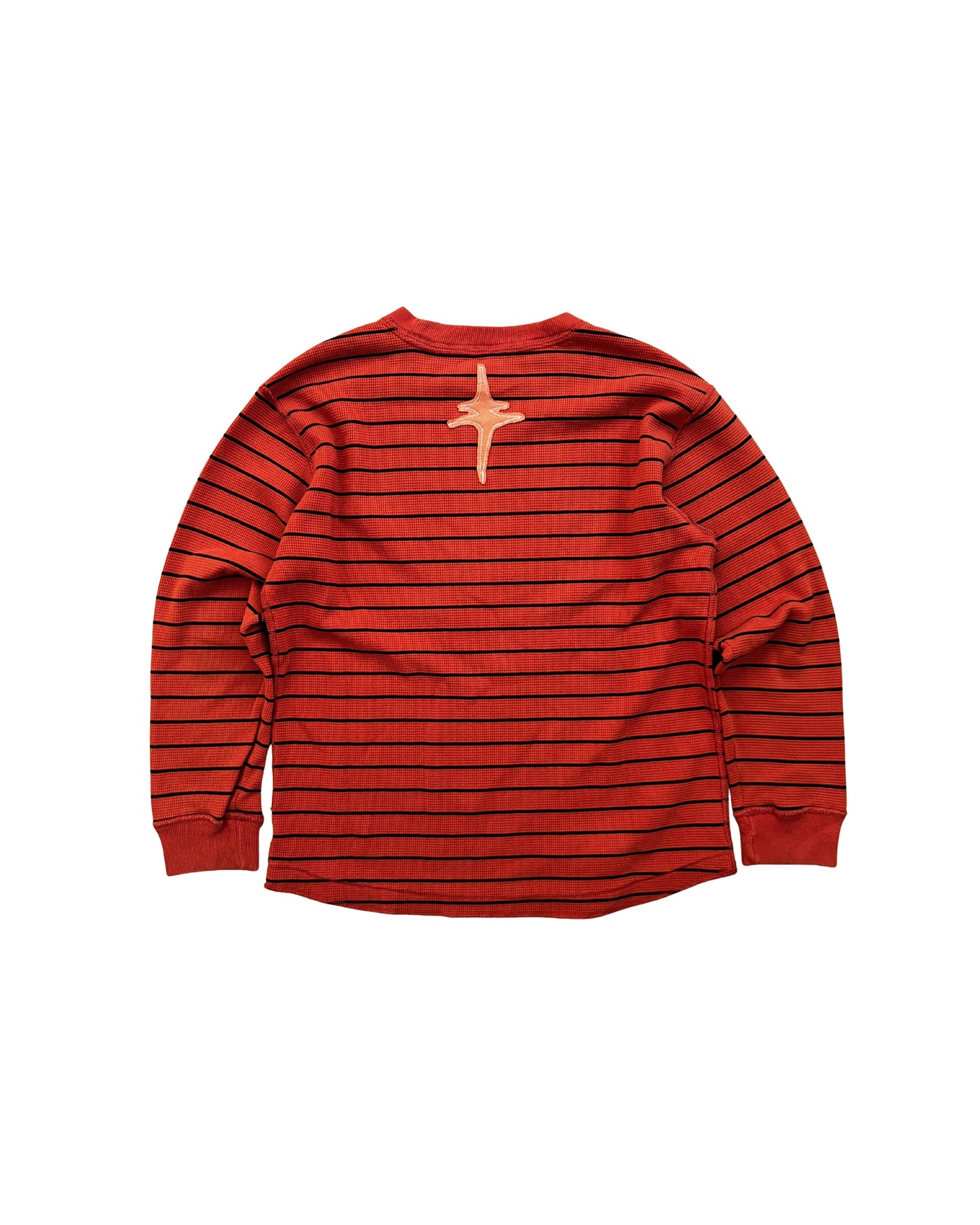orange waffle knit