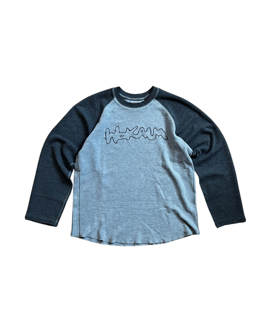 grey waffle knit
